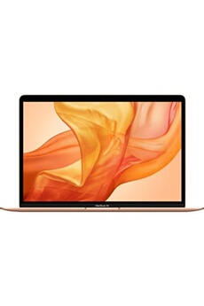 MacBook Air 13 i5 1,6 Ghz 8 Go RAM 128 Go SSD Or 2018 - Reconditionné État correct - Apple reconditionné disponible sur Darty