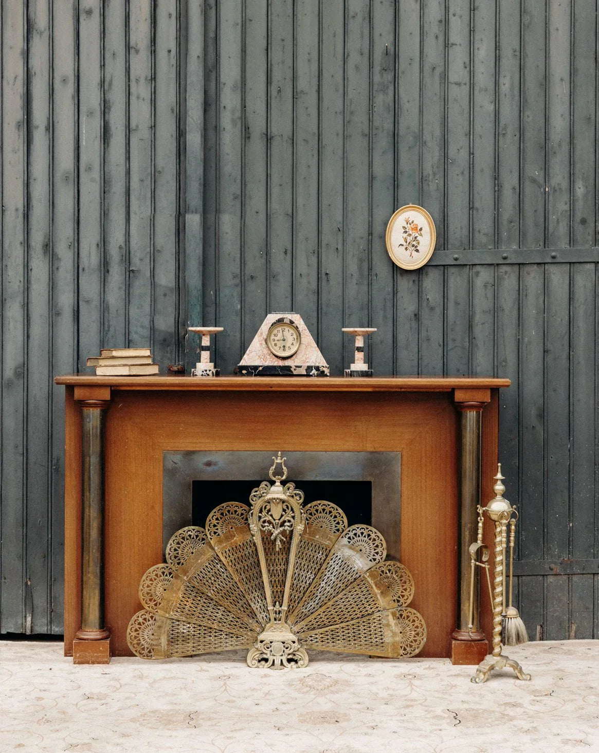 Hippolyte, le manteau de cheminée en bois N°5