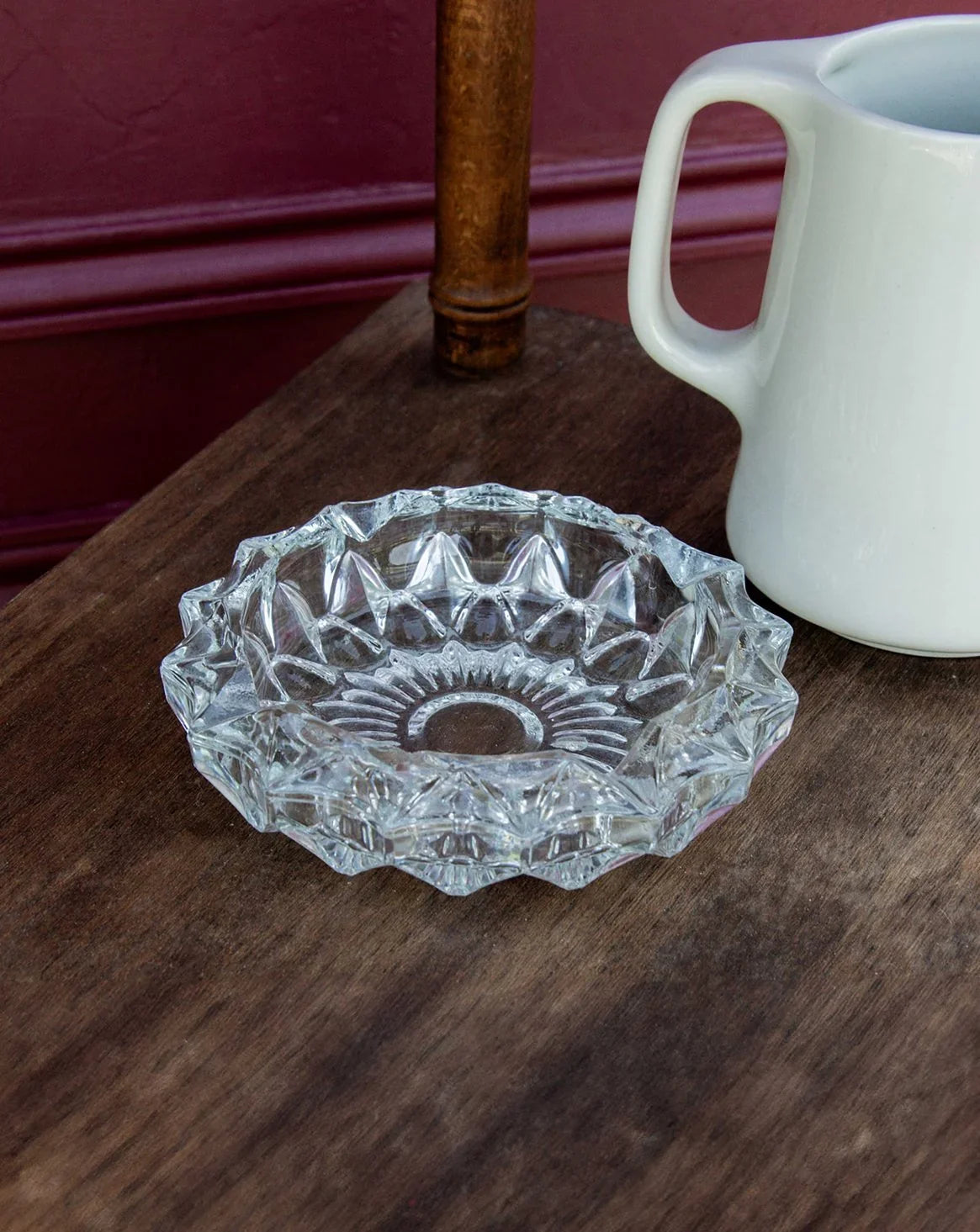 Patrice, le cendrier en verre sculpté N°14