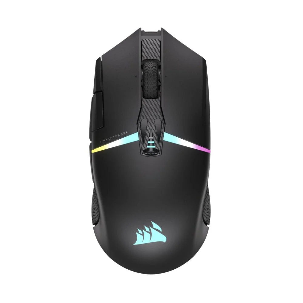 Souris gaming NIGHTSABRE WIRELESS RGB - Black - Reconditionné et Garanti 1 an par CORSAIR - CH-931B011-EU-RF Bon état -  reconditionné disponible sur Factorefurb