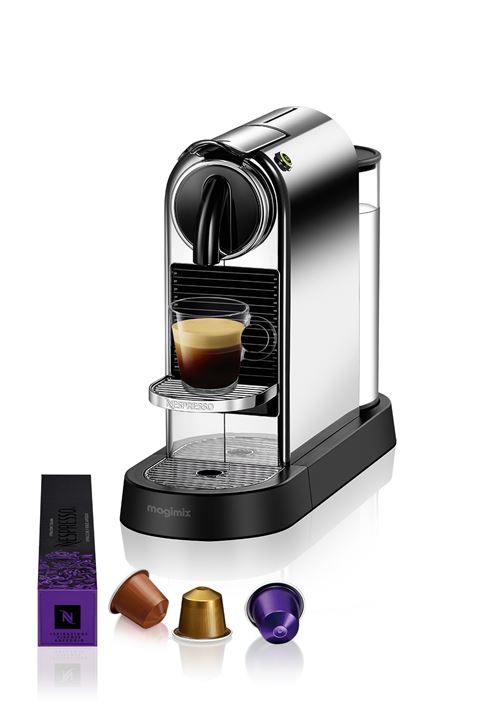 Machine à café Nespresso Magimix Citiz Chrome 11316 - État correct Magimix sur Fnac