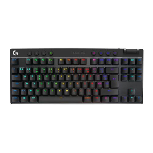 Clavier Gaming mécanique sans fil Azerty Logitech G PRO X TKL Lightspeed Noir État correct - Logitech reconditionné disponible sur Fnac