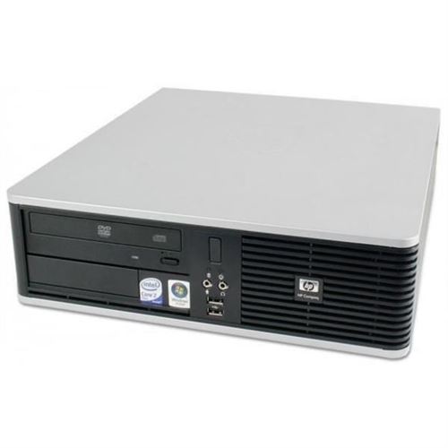 Unité Centrale HP HP Compaq dc7900 : Intel Core2Duo E8600 3.33 Ghz - RAM 4 Go - HDD 160Go SATA - DVD+/-RW - Intel GMA 4500 - SFF - Windows 7 Professionnel 64 bits COA État correct - Hewlett-Packard reconditionné disponible sur Fnac