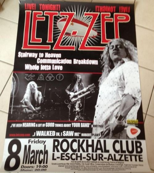 Acheter Letz Zep - 80x120 cm - AFFICHE / POSTER État correct - 10,99 € Letz Zep - 80x120 cm - AFFICHE / POSTER État correct - N/A reconditionné disponible sur Fnac