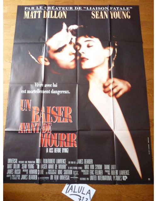 Un Baiser Avant de Mourir AFFICHE CINEMA ORIGINALE État correct - N/A reconditionné disponible sur Fnac