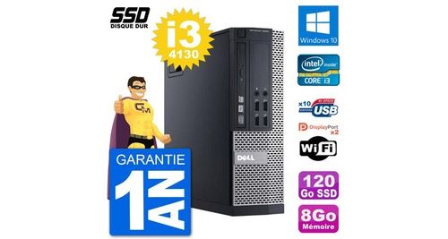 Acheter Pc dell optiplex 9020 sff intel core i3-4130 ram 8go ssd 120go windows 10 wifi État correct - 159,00 € Pc dell optiplex 9020 sff intel core i3-4130 ram 8go ssd 120go windows 10 wifi État correct - N/A reconditionné disponible sur Fnac