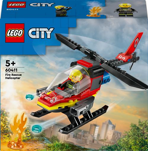 Acheter LEGO® City 60411 L'hélicoptère de secours des pompiers État correct - 31,49 € LEGO® City 60411 L'hélicoptère de secours des pompiers État correct - Lego City reconditionné disponible sur Fnac