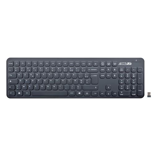 Clavier Accsup SLIM WL FR3 V2 Azerty Noir État correct - N/A reconditionné disponible sur Fnac