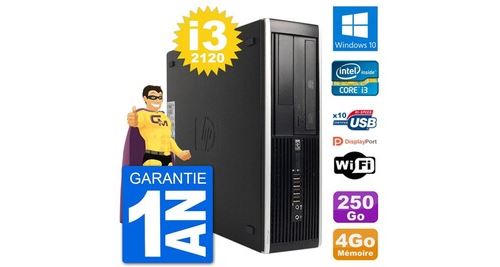 Pc hp 8300 elite sff intel i3-2120 ram 4go disque dur 250go windows 10 wifi État correct - N/A reconditionné disponible sur Fnac