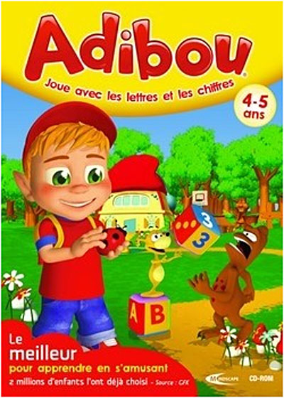 Adibou joue avec les lettres et les chiffres 4-6 ans État correct - Mindscape France reconditionné disponible sur Fnac
