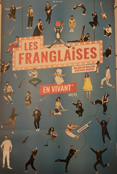 Affiche - Les Franglaises - En Vivant - 80x120cm État correct - N/A reconditionné disponible sur Fnac