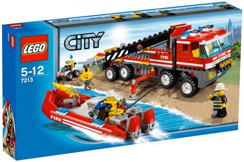 LEGO® City 7213 Le camion tout-terrain et le bateau des pompiers État correct - N/A reconditionné disponible sur Fnac