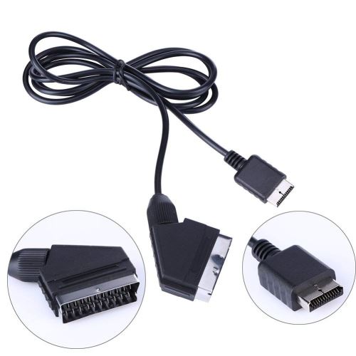 INECK® Câble peritel AV RGB Scart pour Sony Playstation 1, PS2 et PS3 - 2 mètres État correct - N/A reconditionné disponible sur Fnac