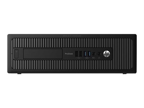 HP ProDesk 600 G1 - SFF Core i5 4590 / jusqu'à 3.7 GHz - RAM 8 Go - SSD 256 Go - DVD SuperMulti - HD Graphics 4600 - Gigabit Ethernet - Win 7 Pro 64 bits (comprend Licence Win 8.1 Pro) - moniteur : aucun - Conformité TAA État correct - Hewlett-Packard reconditionné disponible sur Fnac