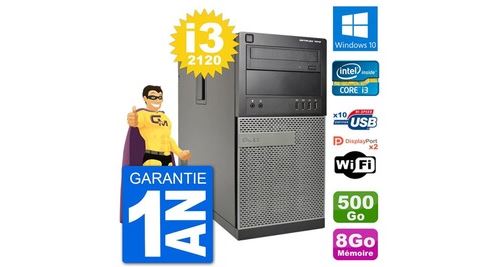 Acheter Pc tour dell 7010 intel core i3-2120 ram 8go disque dur 500go windows 10 wifi État correct - 228,00 € Pc tour dell 7010 intel core i3-2120 ram 8go disque dur 500go windows 10 wifi État correct - N/A reconditionné disponible sur Fnac