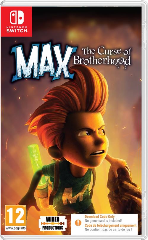 Max: The Curse of The Brotherhood Code in a box Nintendo Switch État correct - Just for Games reconditionné disponible sur Fnac