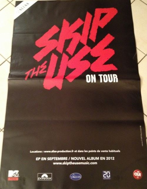 Acheter Skip The Use - 80x120 cm - AFFICHE / POSTER État correct - 17,99 € Skip The Use - 80x120 cm - AFFICHE / POSTER État correct - N/A reconditionné disponible sur Fnac