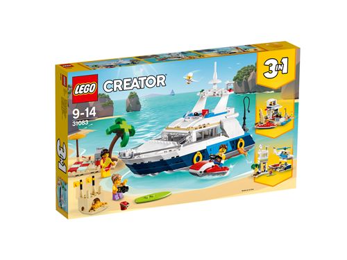 Acheter LEGO® Creator 3 en 1 Vehicles 31083 Les aventures en croisière État correct - 138,47 € LEGO® Creator 3 en 1 Vehicles 31083 Les aventures en croisière État correct - Lego reconditionné disponible sur Fnac