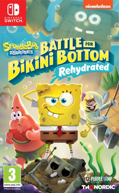 Spongebob SquarePants Battle for Bikini Bottom Rehydrated Nintendo Switch État correct - THQ Nordic reconditionné disponible sur Fnac