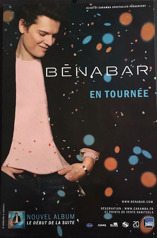 Acheter Bénabar - En tournée 2018 - AFFICHE État correct - 14,99 € Bénabar - En tournée 2018 - AFFICHE État correct - N/A reconditionné disponible sur Fnac