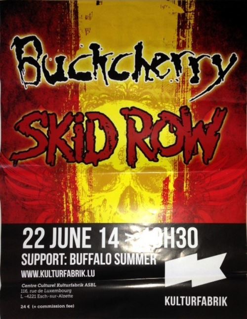 Acheter Buckcherry / Skid Row - 60x80 cm - AFFICHE / POSTER État correct - 11,99 € Buckcherry / Skid Row - 60x80 cm - AFFICHE / POSTER État correct - N/A reconditionné disponible sur Fnac