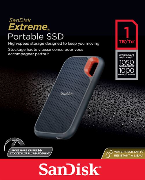 Acheter Disque SSD Externe portable SanDisk® Extreme® 1 To Noir État correct - 121,99 € Disque SSD Externe portable SanDisk® Extreme® 1 To Noir État correct - SanDisk reconditionné disponible sur Fnac