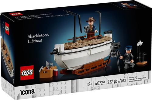 Acheter LEGO ICONS 40729 Le canot de sauvetage de Shackleton État correct - 134,49 € LEGO ICONS 40729 Le canot de sauvetage de Shackleton État correct - N/A reconditionné disponible sur Fnac