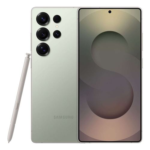 Samsung Galaxy S25 Ultra - 5G smartphone - double SIM - RAM 12 Go / Mémoire interne 256 Go - OLED display - 6.9"" - 3120 x 1440 pixels (120 Hz) - 4x caméras arrière 200 MP, 50 MP, 50 MP, 10 MP - front camera 12 MP - titanium vert jade État correct - N/A reconditionné disponible sur Fnac