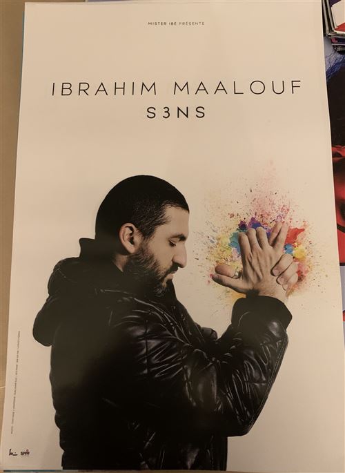 Ibrahim Maalouf - S3NS - 40x60cm - Affiche État correct - N/A reconditionné disponible sur Fnac