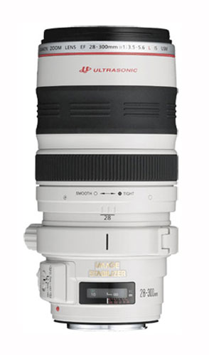 Objectif Reflex Canon EF 28-300mm f/3.5-5.6 L IS USM Blanc État correct - Canon reconditionné disponible sur Fnac