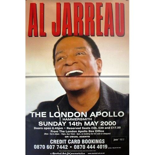 Al JARREAU - 100x150 cm - AFFICHE / POSTER État correct - N/A reconditionné disponible sur Fnac