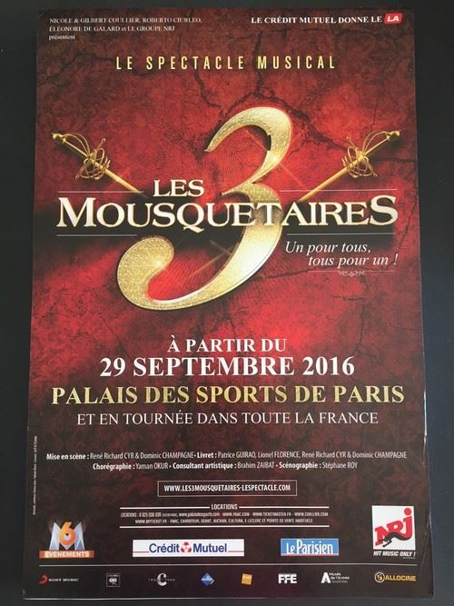 Acheter Les 3 Mousquetaires - 40x60 cm - AFFICHE / POSTER État correct - 11,99 € Les 3 Mousquetaires - 40x60 cm - AFFICHE / POSTER État correct - N/A reconditionné disponible sur Fnac