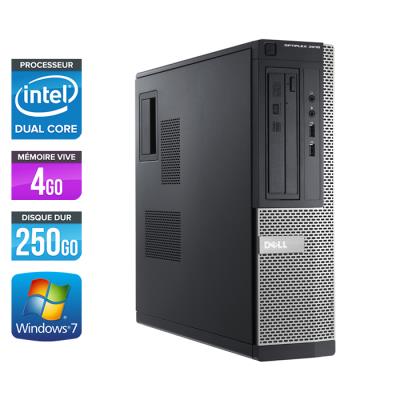 Unité centrale Dell Optiplex 3010 Desktop - Noir - Intel Pentium G870 / 3.10 GHz - RAM 4 Go - HDD 250 Go - DVD - Gigabit Ethernet - Windows 7 Professionnel État correct - Dell reconditionné disponible sur Fnac