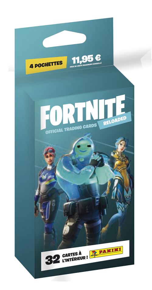 Blister de 4 pochettes Panini Fortnite Trading Cards International État correct - Panini reconditionné disponible sur Fnac