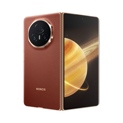 Smartphone Honor Magic V3 6,43 5G Double nano SIM 512 Go Reddish Brown État correct - N/A reconditionné disponible sur Fnac