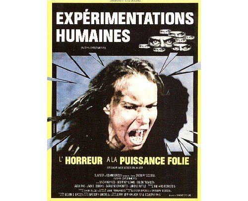 Expérimentations Humaines AFFICHE CINEMA ORIGINALE État correct - N/A reconditionné disponible sur Fnac