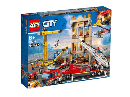 Acheter LEGO® City Action 60216 Les pompiers du centre-ville État correct - 247,99 € LEGO® City Action 60216 Les pompiers du centre-ville État correct - Lego reconditionné disponible sur Fnac