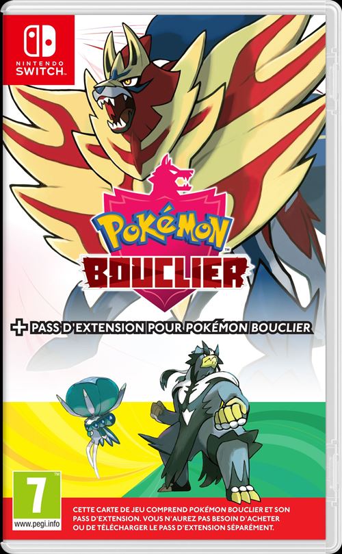 Pokémon Bouclier + Pass d’Extension pour Nintendo Switch État correct - Nintendo reconditionné disponible sur Fnac