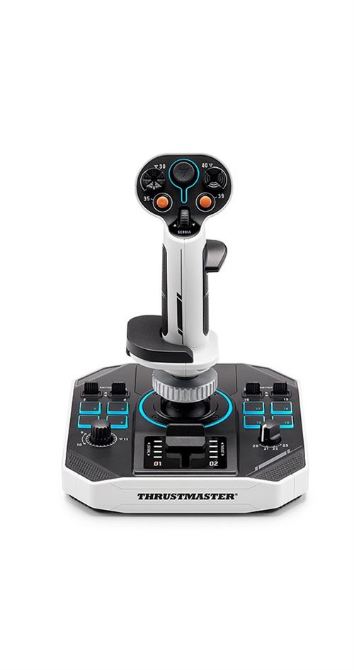 Joystick Thrustmaster SOL-R 1 Blanc et Noir État correct - N/A reconditionné disponible sur Fnac