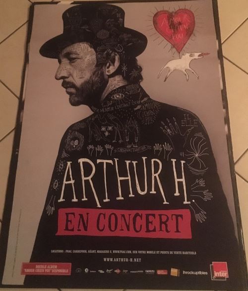 Arthur H - En Concert - AFFICHE État correct - N/A reconditionné disponible sur Fnac