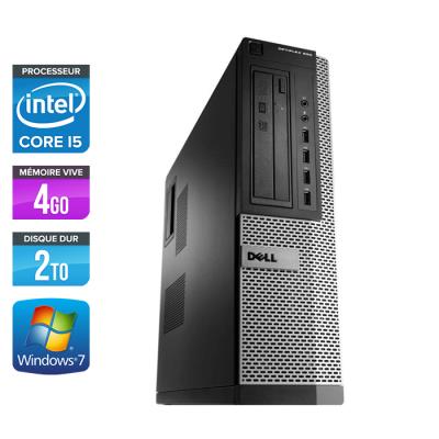 Ordinateur Dell Optiplex 790 Desktop - Noir - Intel Core i5-2400 / 3,10 GHz - RAM 4 Go - HDD 2 To - DVDRW - Gigabit Ethernet - Windows 7 Professionnel État correct - Dell reconditionné disponible sur Fnac