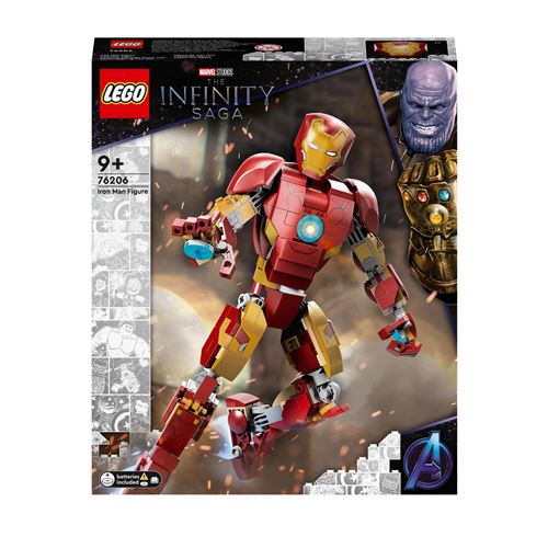 LEGO® Marvel 76206 L’armure articulée d’Iron Man État correct - Lego Marvel reconditionné disponible sur Fnac