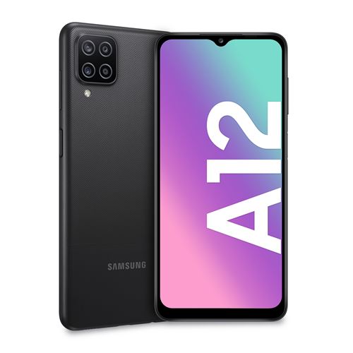 Acheter Smartphone TIM Samsung Galaxy A12 16,5 cm 6.5"" Double SIM Android 10.0 4G USB Type-C 4 Go 64 Go 5000 mAh Noir État correct - 109,63 € Smartphone TIM Samsung Galaxy A12 16,5 cm 6.5"" Double SIM Android 10.0 4G USB Type-C 4 Go 64 Go 5000 mAh Noir État correct - N/A reconditionné disponible sur Fnac