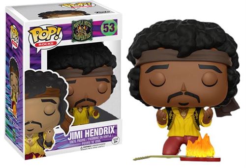 Jimi Hendrix Monterey - Figurine en vinyle Funko Pop exclusive à Jimi Hendrix Monterey État correct - Funko reconditionné disponible sur Fnac