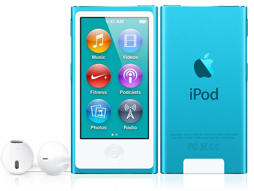 Apple iPod Nano VII 16 Go Blue - Bleu État correct - Apple reconditionné disponible sur Fnac