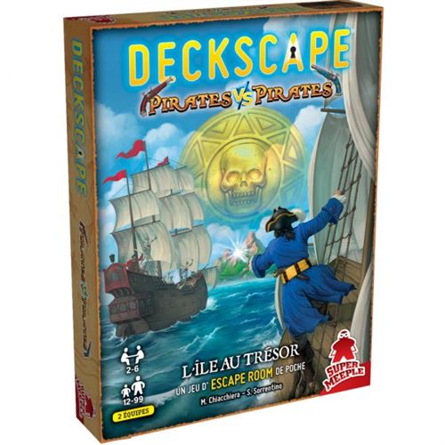Jeu d'escape game Super Meeple Deckscape Pirates vs Pirates L'île au trésor État correct - Super Meeple reconditionné disponible sur Fnac