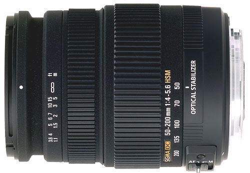 Sigma DC OS HSM 50 - 200 mm f/4.0 -5.6; Monture Canon État correct - Sigma reconditionné disponible sur Fnac