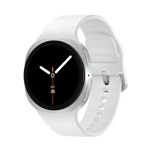 Montre connectée Samsung Galaxy Watch 8 40 mm Bluetooth Argent État correct - Samsung reconditionné disponible sur Fnac