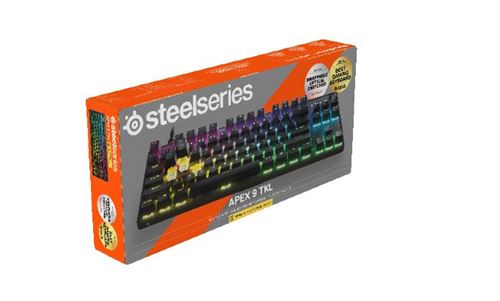 Clavier gaming filaire SteelSeries Apex 9 TKL Noir État correct - SteelSeries reconditionné disponible sur Fnac