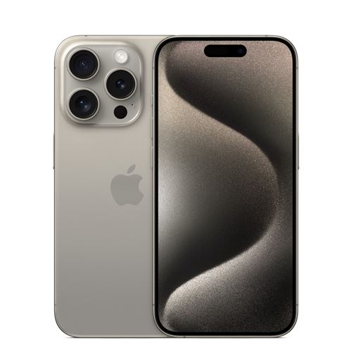 Apple iPhone 15 Pro 256 Go titane naturel Reconditionné avec Batterie Neuve État correct -  reconditionné disponible sur Fnac